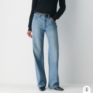Denim forum the 90’s vintage mid-rise wide jeans